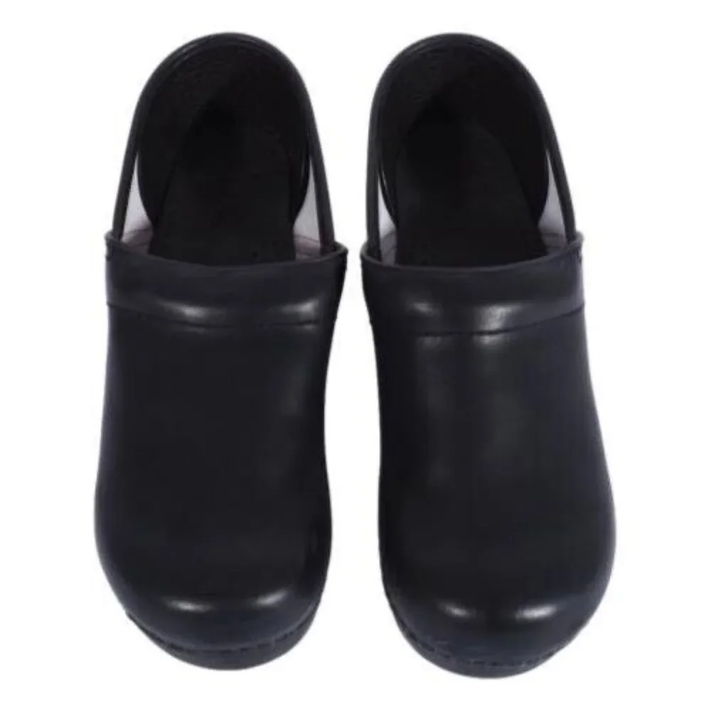 Dansko Womens  Clog Black Size 42 11.5 Style 006 020202 Leather w Box - Picture 4 of 6